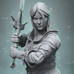 preview of Ciri 3D Printing Figurine | Assembly