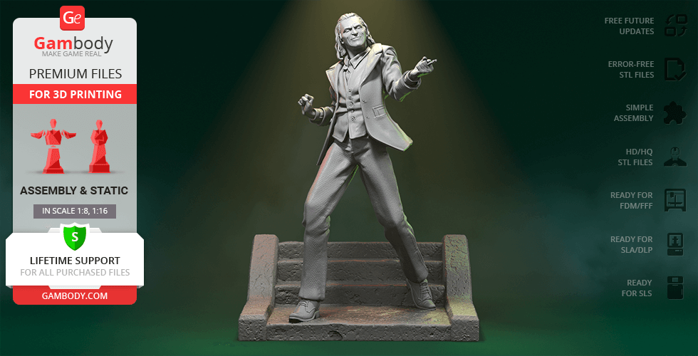 Buy Joker 2019 3D Printing Figurine | Assembly