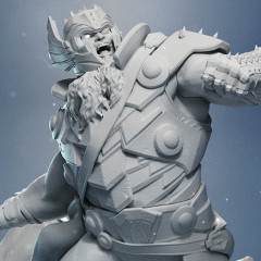 preview of King Thor 3D Printing Figurine | Assembly