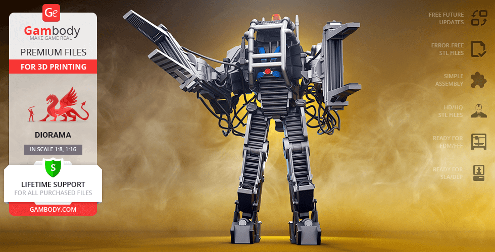 Buy Power Loader 3D Printing Model | Assembly + Action