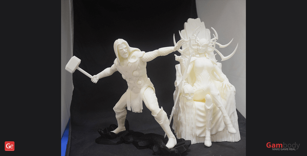 Thor - God Of War Ragnarok FanArt | 3D Print Model