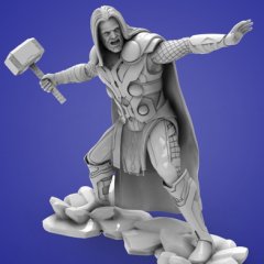 preview of Thor God of Thunder 3D Model | Assembly