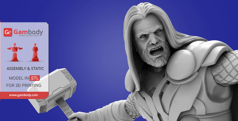 Thor God of Thunder 3D Model | Assembly