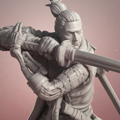 preview of Sekiro 3D Printing Figurine | Assembly