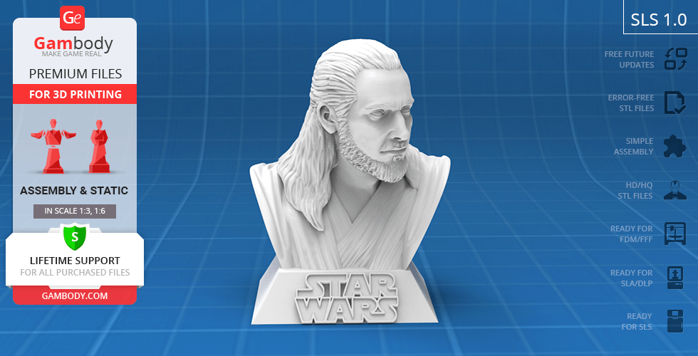 qui gon jinn 3D Models to Print - yeggi